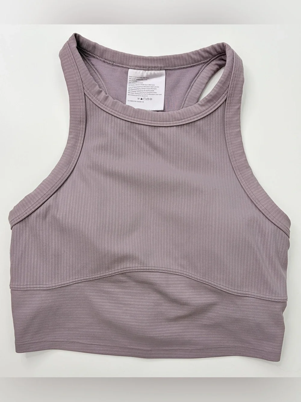 HTF Lululemon Blissful Bend Tank Top Violet Verbena GUC sz 4